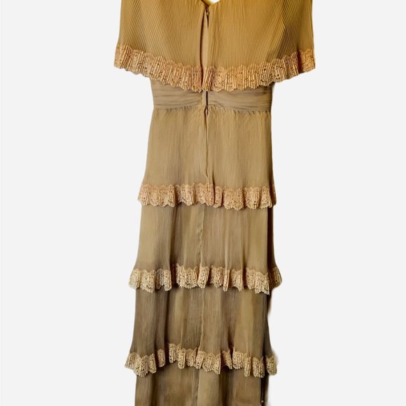 70s Miss Elliette Tiered Maxi Dress - Picture 5 of 5